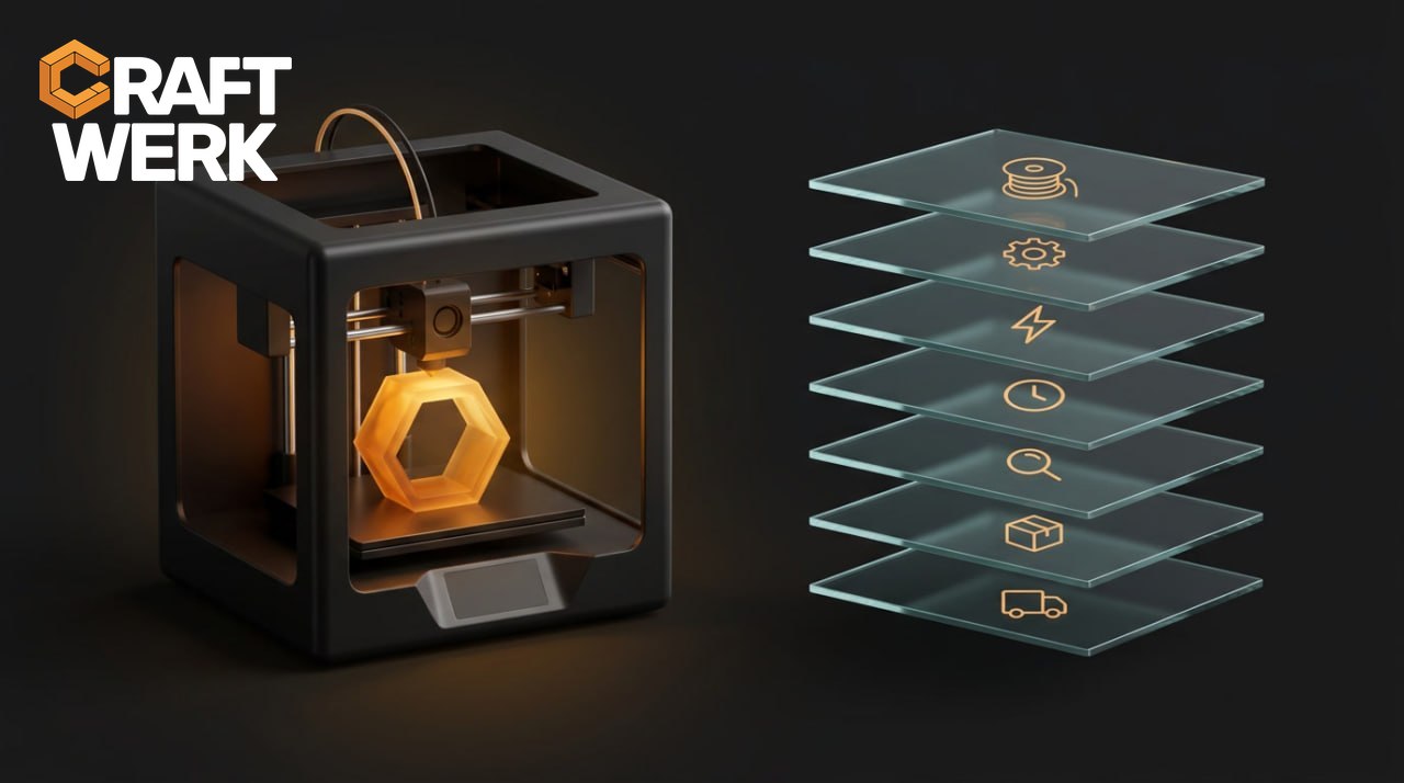 Себестоимость 3D-печати – разбор по 7 слоям